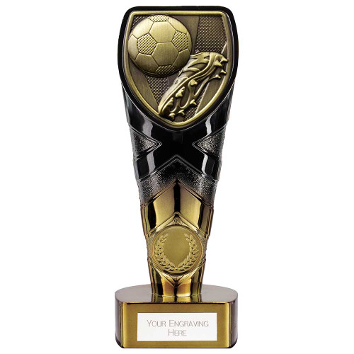 Football Boot Award Black & Gold Fusion Cobra