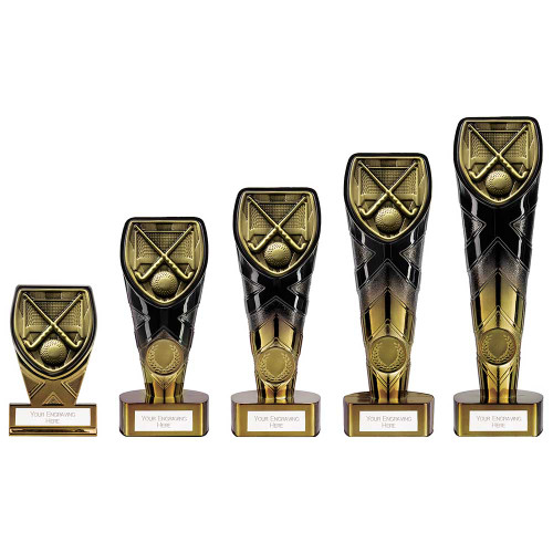 Hockey Award Black & Gold Fusion Cobra in 5 Sizes