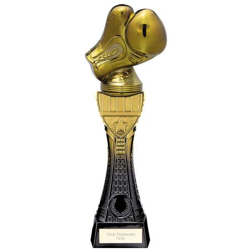 FUSION VIPER TOWER Golden Boxing Glove Trophy Martial Arts
