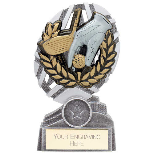 Golf The Stars Plaque Trophy 