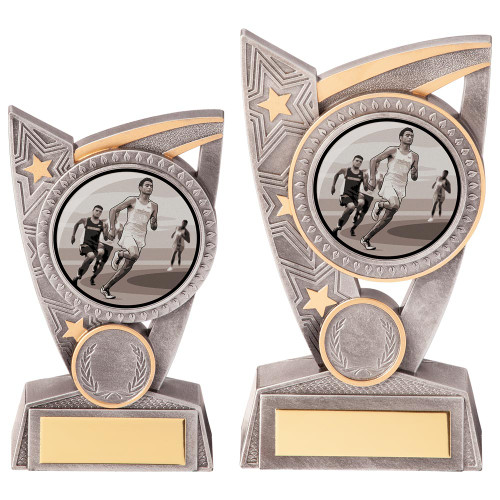 Running Club Silver & Gold Triumph Award 5K 10K 20K Marathon Fun Run Charity Event in 2 sizes