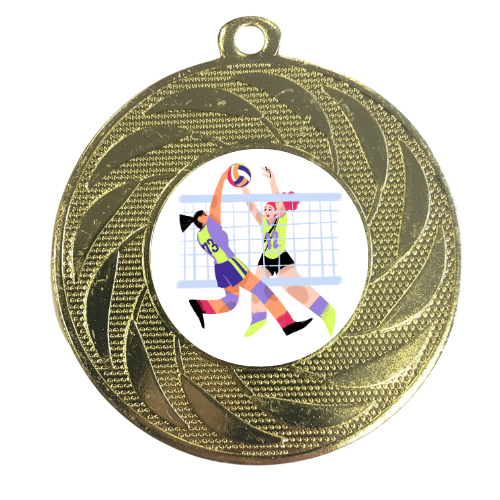 Volleyball Premium Medal 50mm