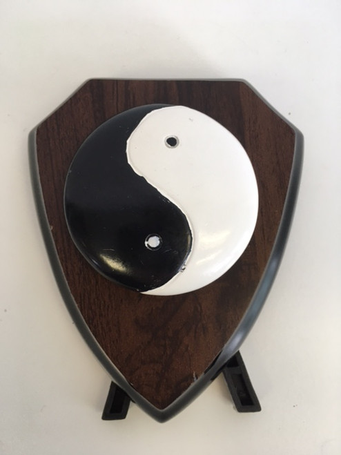 Martial Arts Yin Yang 4" Wooden Plaque Award