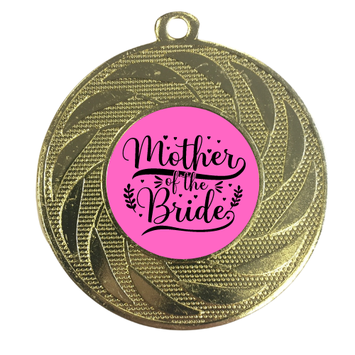 Mother of the Bride Personalised Medal