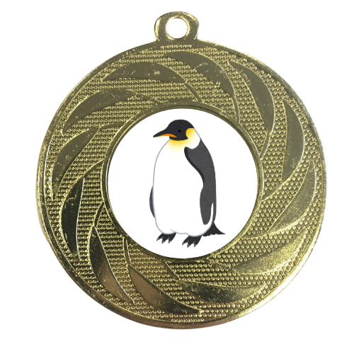 Penguin Medal Award Great Waddle of Worcester Personalised Engraving