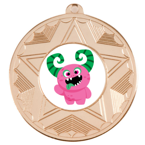 Pink Monster Medal Award Children's Party Prize Birthday Gift Party Bag Filler School Award