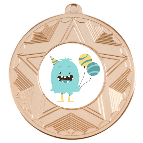 Birthday Monster Medal Award Children's Party Prize Birthday Gift Party Bag Filler School Award