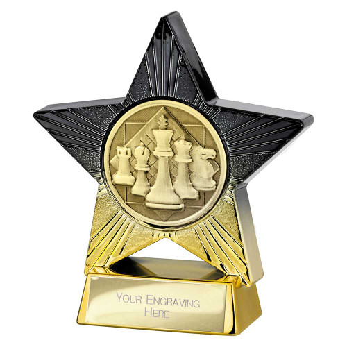 Superstar Chess Award Personalised Engraving