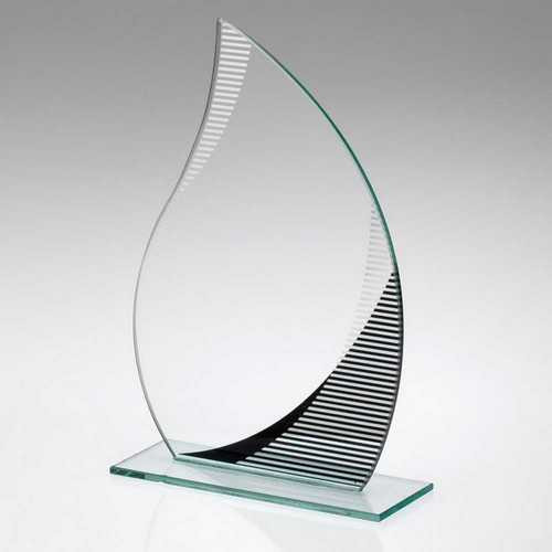 Jade Glass Sports Award Personalised Engraving & Custom Logo