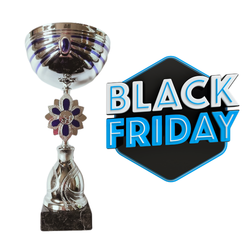 Blue & Silver Cup 12.75" Black Friday Sports Trophies