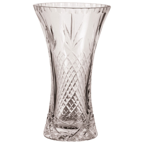 Lindisfarne St Theodore Crystal Vase 230mm Valentine's Day Anniversary Wedding Gift