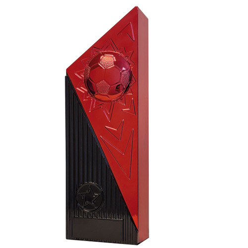  Red Football Award Titan Trophy Personalised Engraving