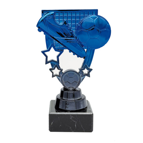 Football Stars Blue Award 6.5" Trophy 
