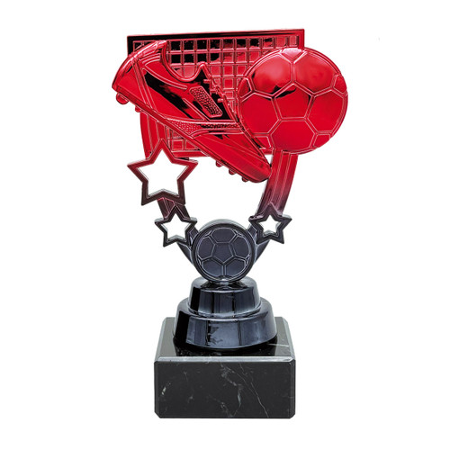 Football Stars Red Award 6.5" Trophy 