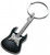 Black Guitar Keyring - personalised award from 1st Place 4 Trophies