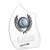 Beautiful clear glass laurel multi sport award 