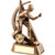 Stunning gold male lawn bowls award available in 2 sizes and with free engraving too.