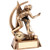 Stunning female gold lawn bowls award available in 2 sizes and with FREE personalised engraving.