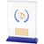 Gladiator Pool Snooker premier Glass trophy award