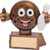 Smiler Ten Pin Bowling award gold finish novelty trophy