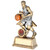 Resin basketball player figure trophy. 2 sizes at excellent prices and FREE personalised engraving included too!