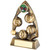 Gold Lawn Bowls Award available in 2 sizes and with FREE personalised engraving.