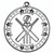 50mm Silver Cricket Medal Awards