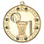 50mm Gold Netball Medal Award