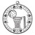 50mm Silver Netball Medal Award