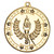 50mm Gold Victory Torch Medal Award
