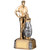 Golfer and Caddy golf trophy