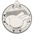 Silver 50mm Table Tennis Medal