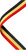 Red, Yellow & Black Medal Ribbon at 1stPlace4Trophies