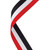 Red, White & Black Medal ribbon at 1stPlace4Trophies