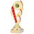 Gold & Red Stars multisport trophy with FREE engraving