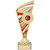 Gold & Red Multisport Trophy includes FREE engraving