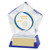 Diamond Star Nearest the Pin Golf Glass Trophy