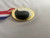 70mm Yin Yang  Martial Arts Medal - side view