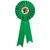 Champion Green Equestrian Rosette