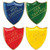 Vice Captain Sports Enamel Shield Badge in 4 colours