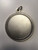 Silver football tackle medal back