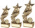 Football shooting star trophy in 3 sizes.