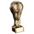 BRZ/GOLD FOOTBALL ON LIGHTNING RIBBON COLUMN WITH FOOTBALL LOGO
