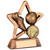 Football Mini Star Trophy Boot & Ball Resin Award
