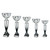 Eruption Ombre Cup Black & Silver Trophy Free Engraving 