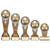 Ikon Football Gold & Silver Trophy Series in 5 Sizes