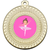Little Ballet Dancer Premium Pink Dance Medal 50mm
