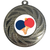 Table Tennis Premium Medals 50mm Silver