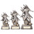 Focus Silver Female Football Figure Award With Gold Detailing in 3 Sizes