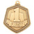 1st Place Medal Falcon Stamped Iron 65mm Gold